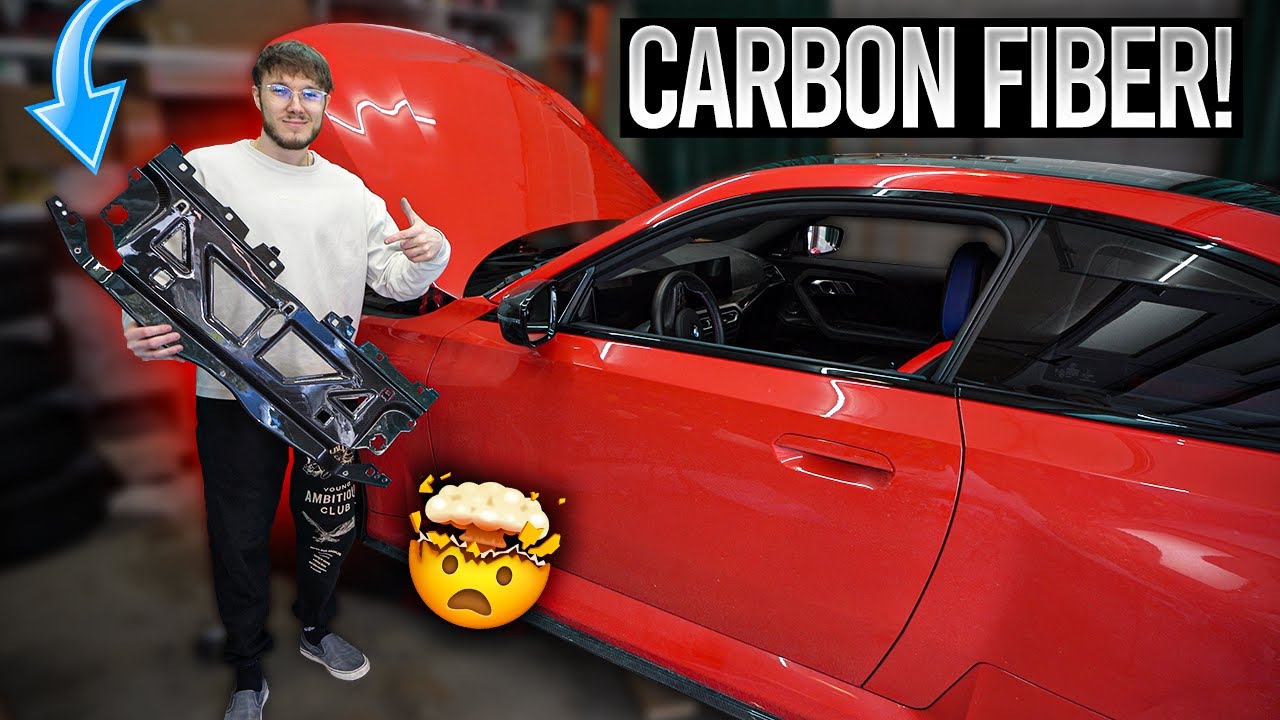 ENGINE BAY EYE CANDY | Installing AutoTecknic Carbon Fiber Cooling Shroud!