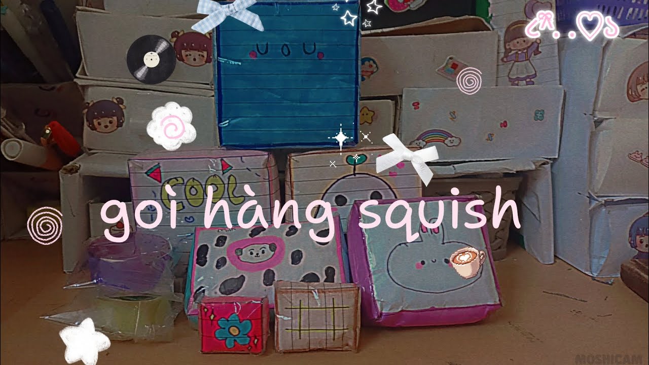 ᯓGoì hàng squishyyy withhh meee paperrr⭑ hand⋆˚꩜｡ made squishyyy#squishy #packing⋆ #fake#oders.ᐟ.ᐟ.ᐟ