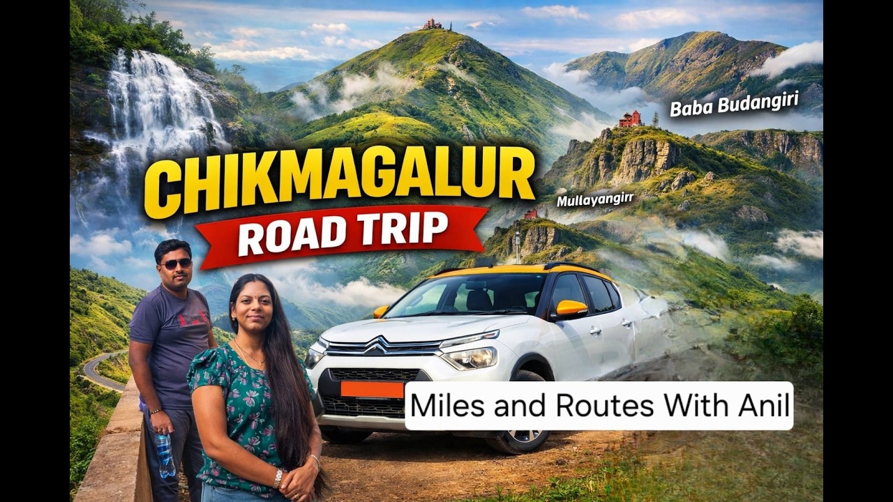 Bangalore to Chikmagalur Road Trip | Mullayanagiri | Hebbe Falls | Citroen C3