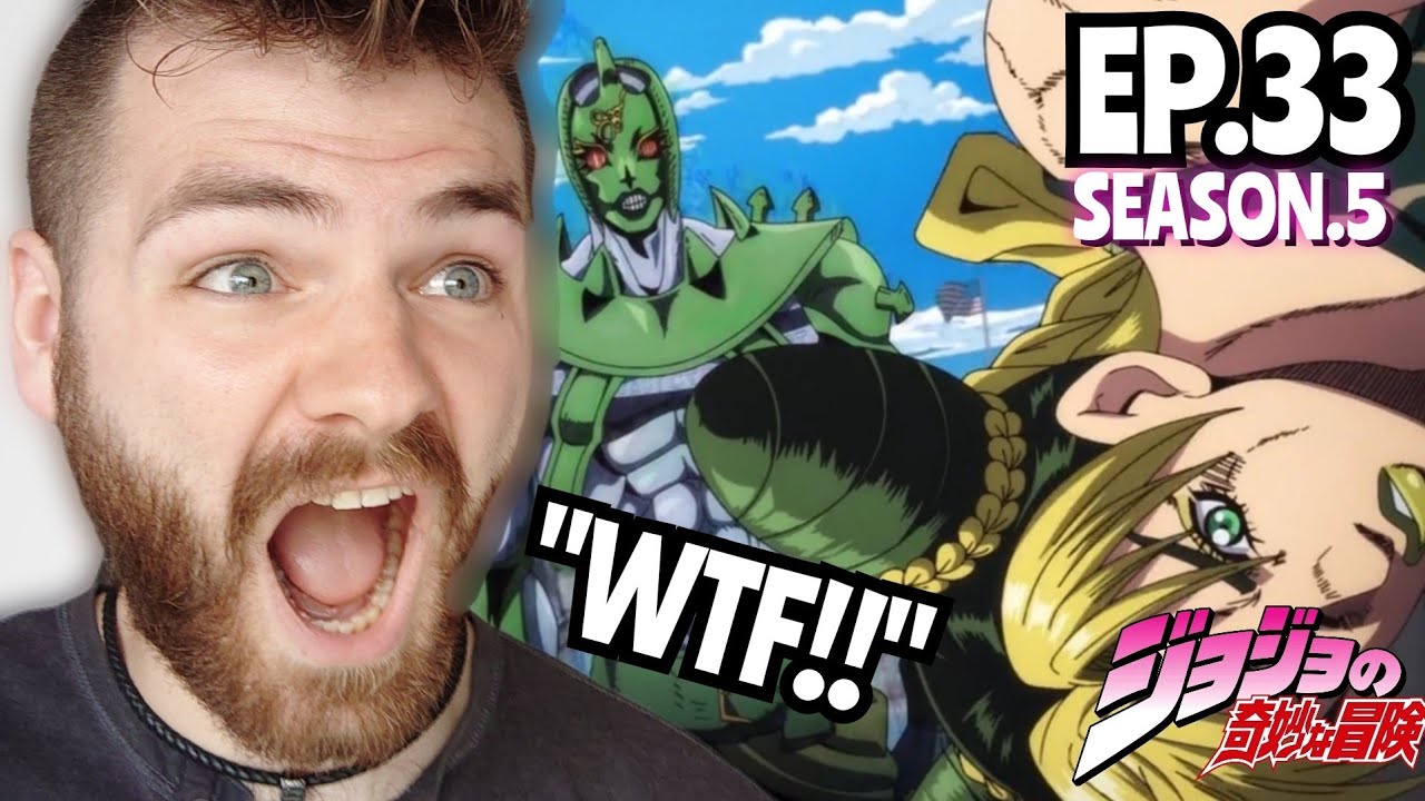 GRAVITY ISN'T REAL!!!!! | JOJO'S BIZARRE ADVENTURE *PART 6* EPISODE 33 | (S5 EP:33) REACTION!