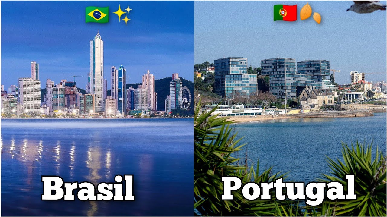cidades brasileiras vs cidades portuguesas | Os gigantes da língua portuguesa 🇧🇷🇵🇹