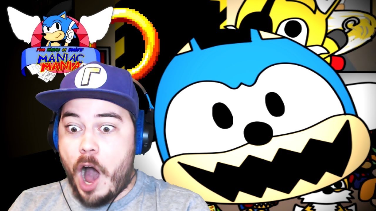 МЕНЯ НАПУГАЛА ПЛЮШЕВАЯ ФИГУРА СОНИКА?? | Five Nights at Sonic's: Maniac Mania (Часть 4)