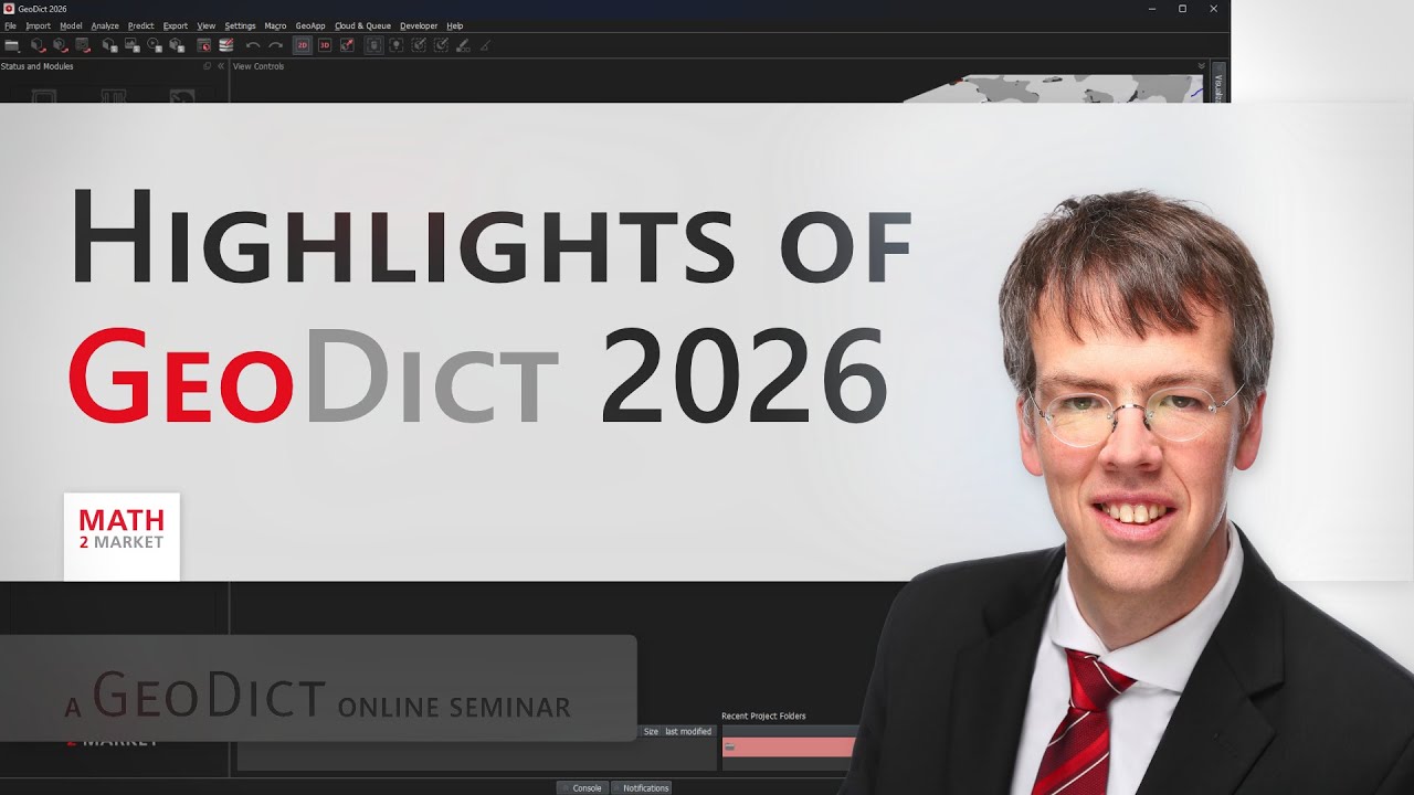 GeoDict Seminar - Highlights of GeoDict 2026