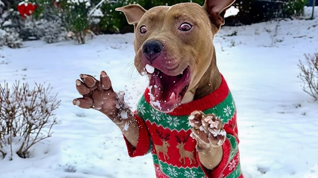 Hilarious Dogs FREAK OUT Over Their First Christmas! 🎄🐶🤣 Funny Animals Video 2025