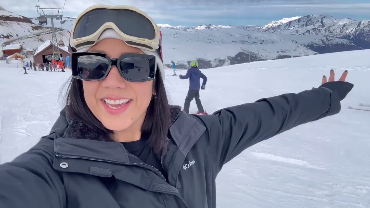 Conocí la NIEVE ❄️🩵🇨🇱 #episódio02 #chile #santiagodechile #nieve #viajes