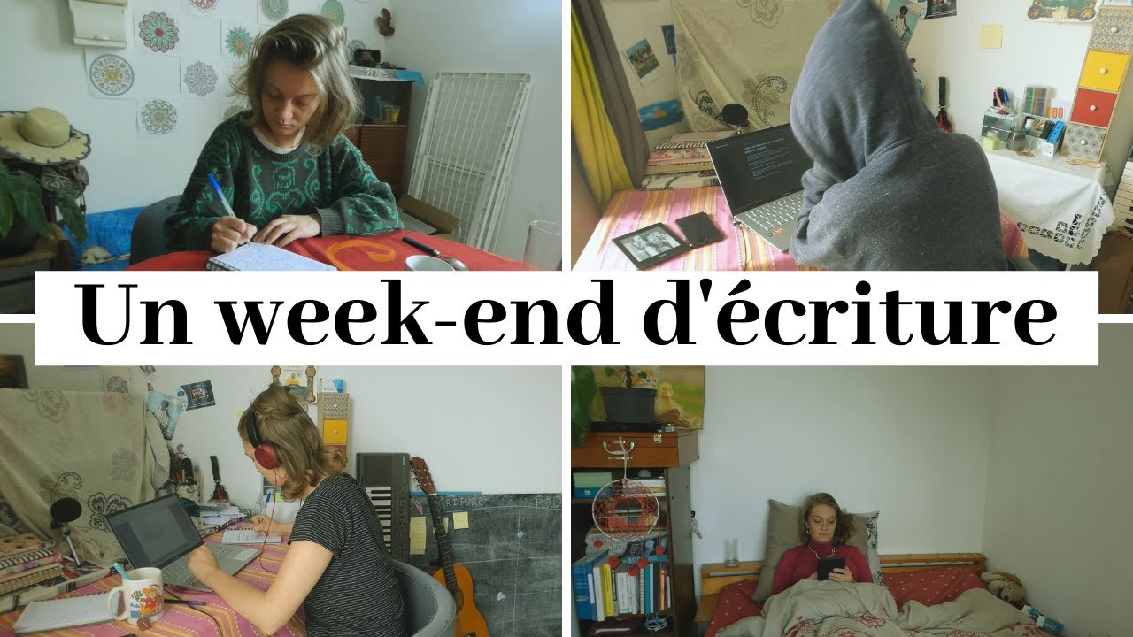 Un week-end d'écriture et de lecture | Vlog d'exploration créative #004