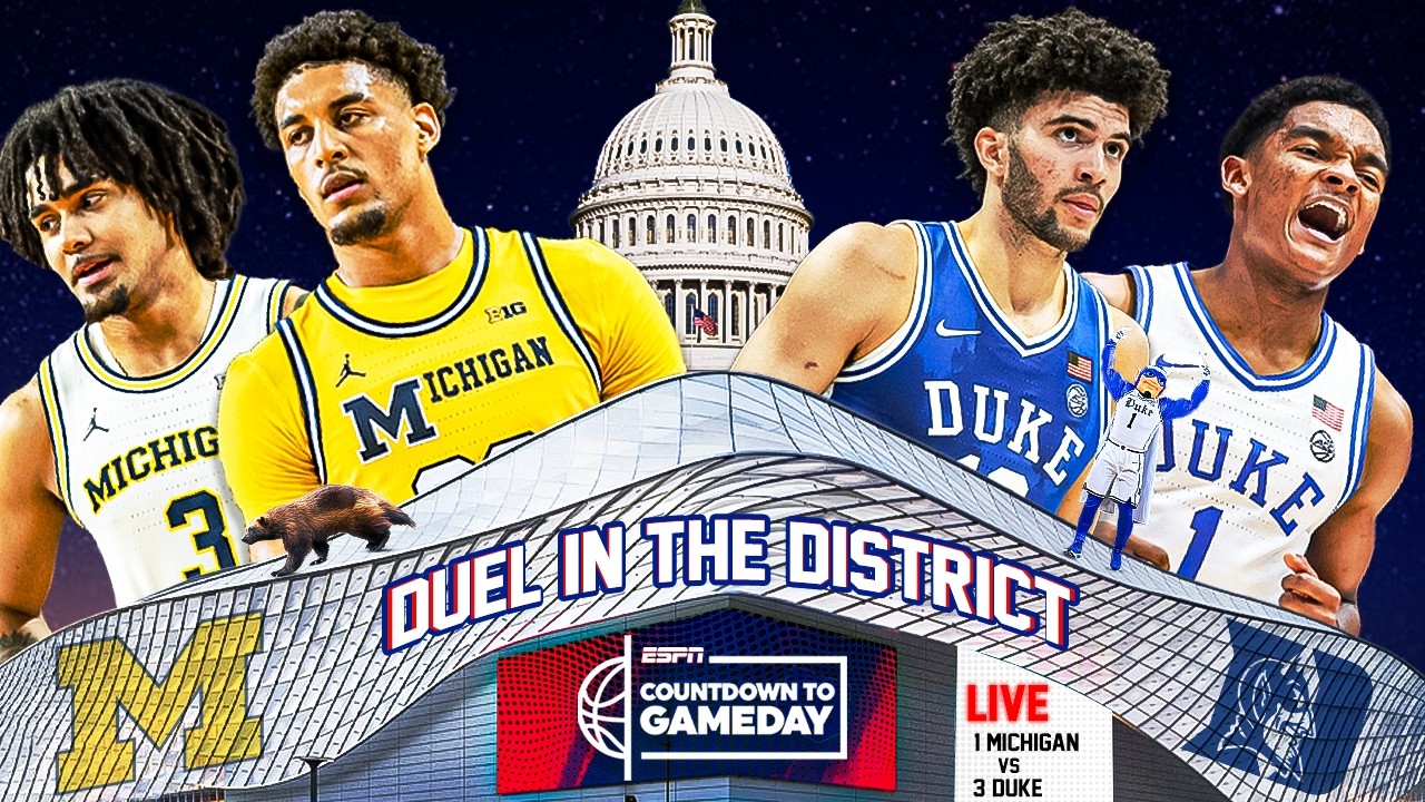DUEL IN THE DISTRICT! No.1 Michigan vs 3. Duke at the Nation's Capital 🔥 | Countdown to GameDay 🏀