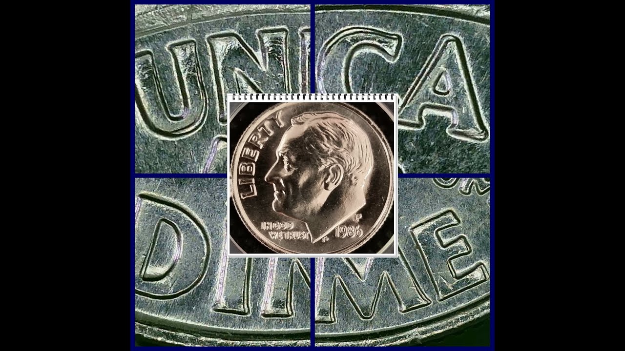 Dime 1986 P DDR #104029