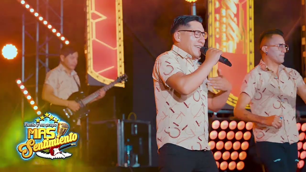 Flavio y su grupo MAS SENTIMIENTO - Te necesito | VIDEO OFICIAL 4K | MILTON STUDIOS 2025