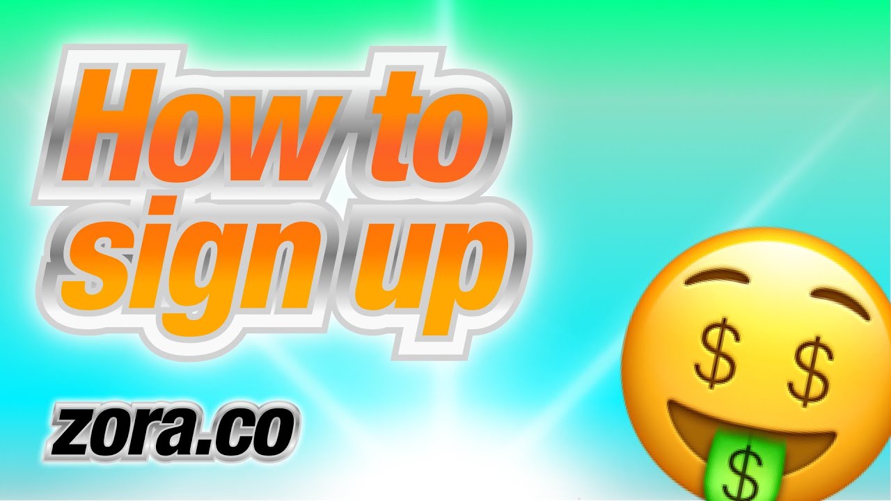 Signing up