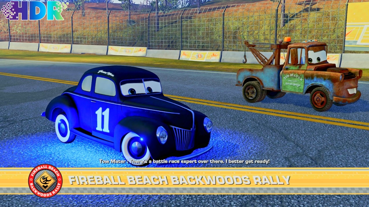 [HDR] Cars 3 Battle Race Junior Moon Fireball Beach Backwoods Rally 2 Laps