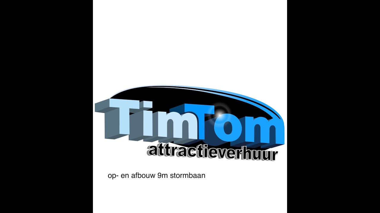op-  en afbouw 9m stormbaan - Attractieverhuur TimTom