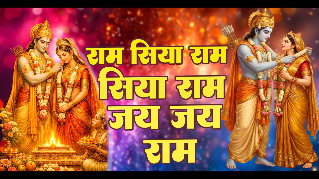 Siya Ram Naap Jap | सिया राम नाम मंत्र का जप | सिया राम जय राम जय जय राम | wednesday Special