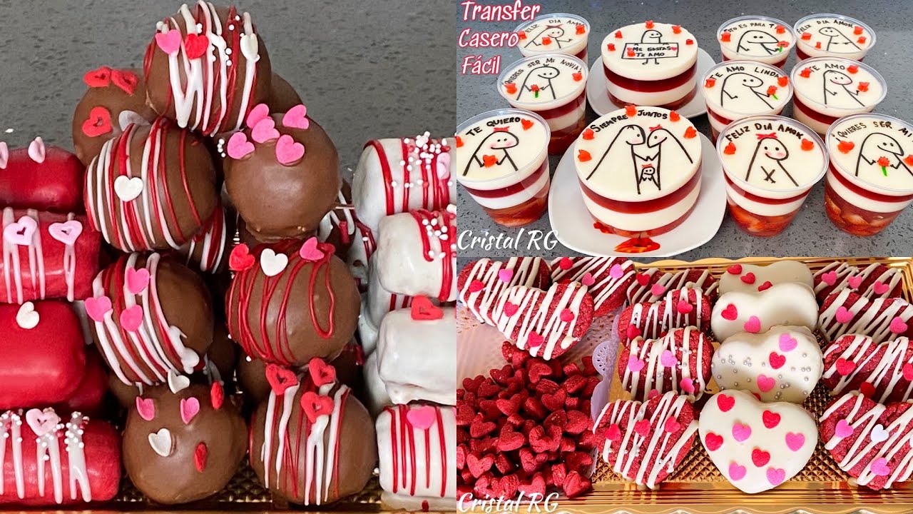 3 ideas de postres Fácil para regalar o vender San Valentín