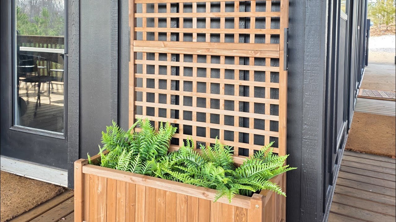 I Built This Garden Planter in One Day 😱 Yaheetech Trellis Planter Assembly