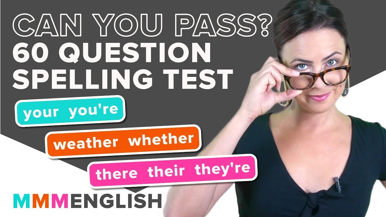 LISTENING & SPELLING Test! | Can YOU pass? | Common English Words That Sound The Same