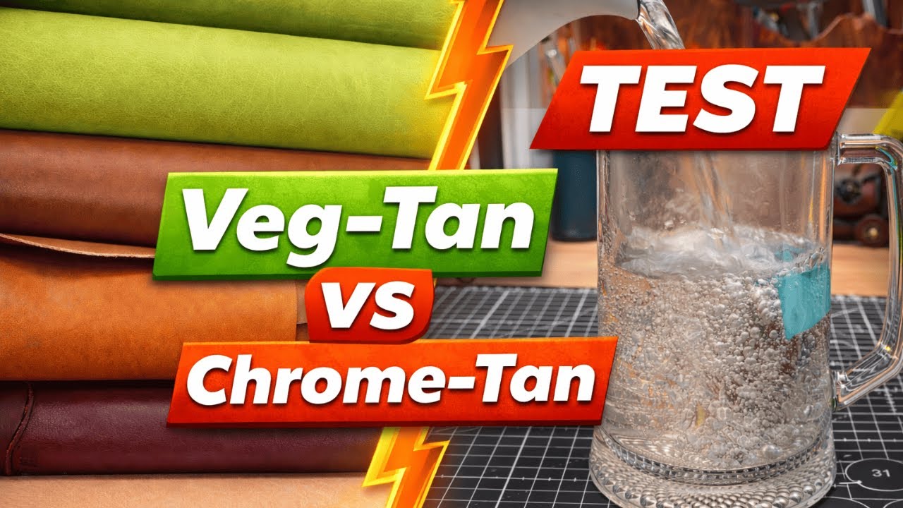 Veg-Tan vs Chrome Leather. Which One Is Really Better? Test.