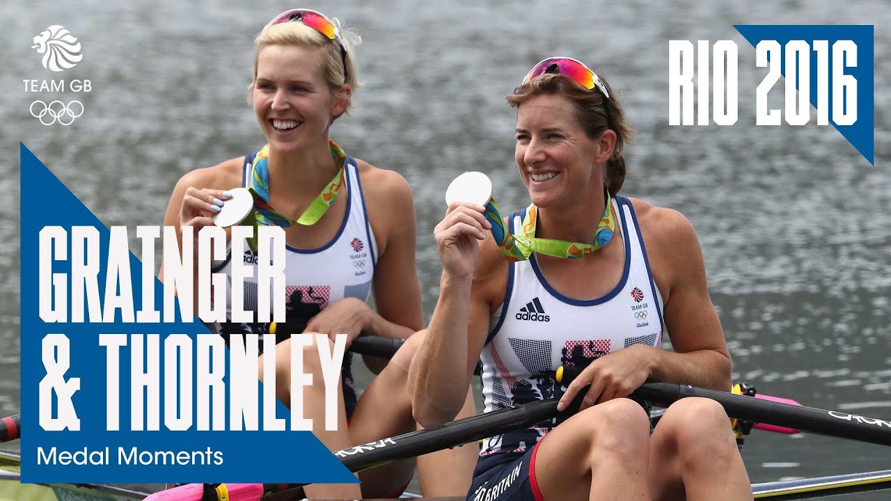 Katherine Grainger & Vicky Thornley Double Sculls Rowing Silver | Rio 2016 Medal Moments