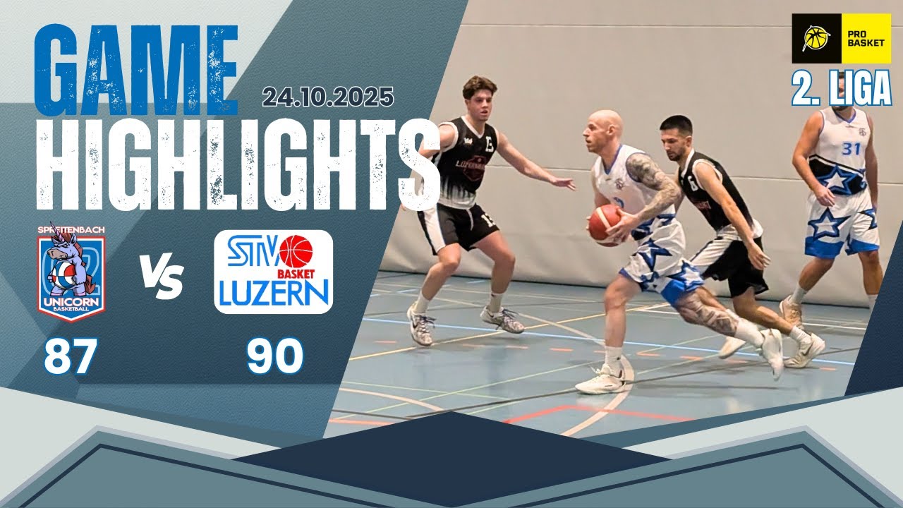 Highlights - Homegame vs. STV Luzern Basket (24.10.2025)