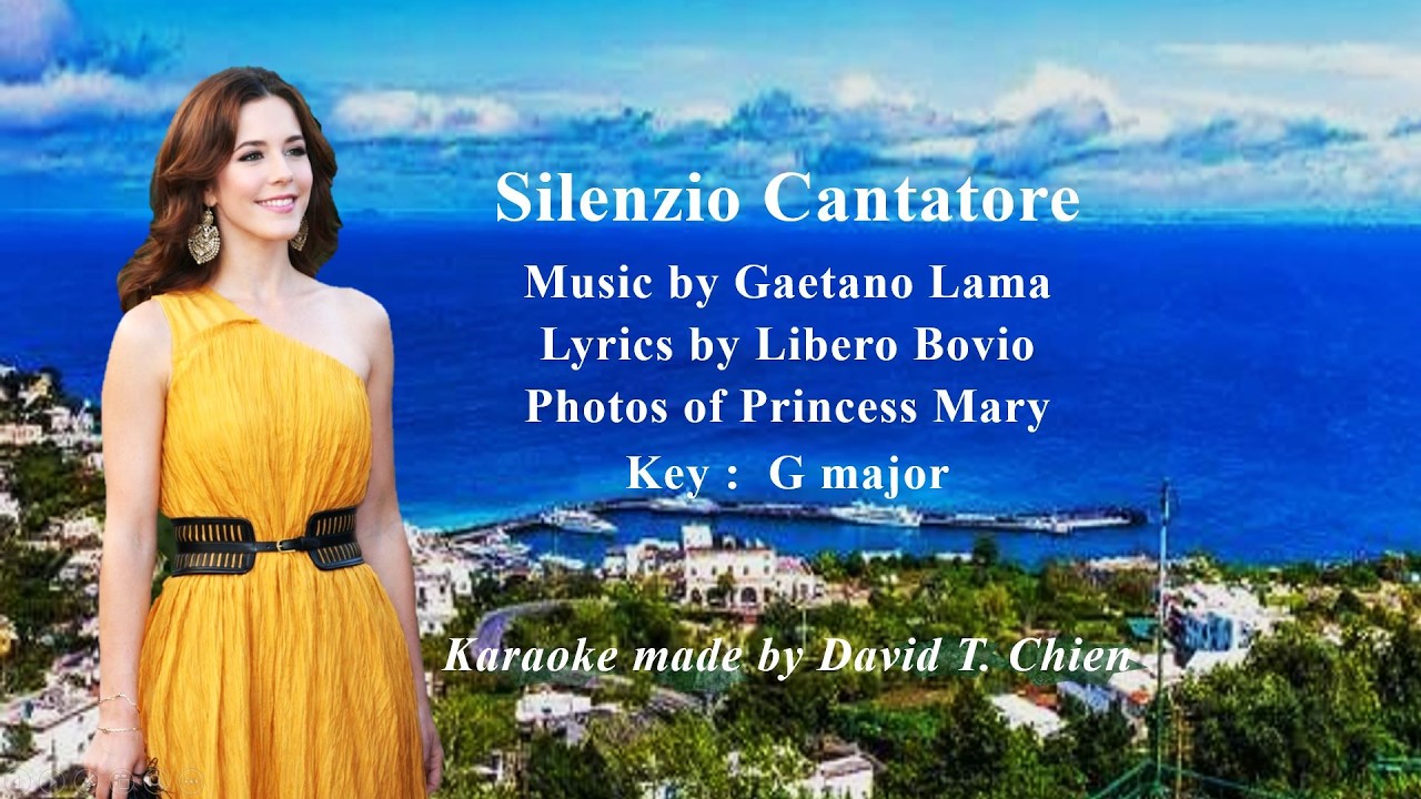【You May Sing Along】Silenzio Cantatore, karaoke        【您也能唱】Silenzio Cantatore（沉靜的歌手），伴奏（卡拉製作：錢達）