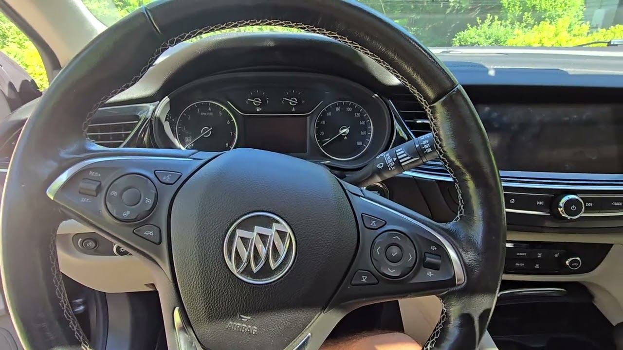 2018 Buick Regal TourX Parking Brake Service Mode How To