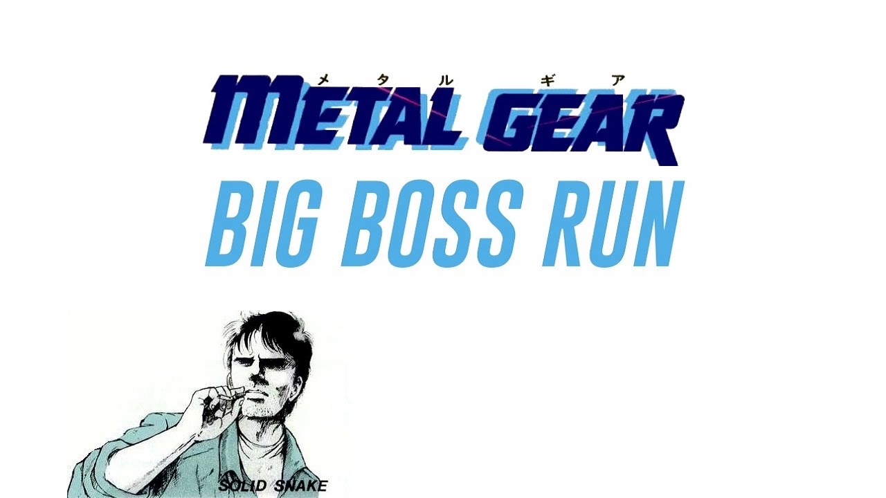 Metal Gear (MSX) Big Boss run (With radio)