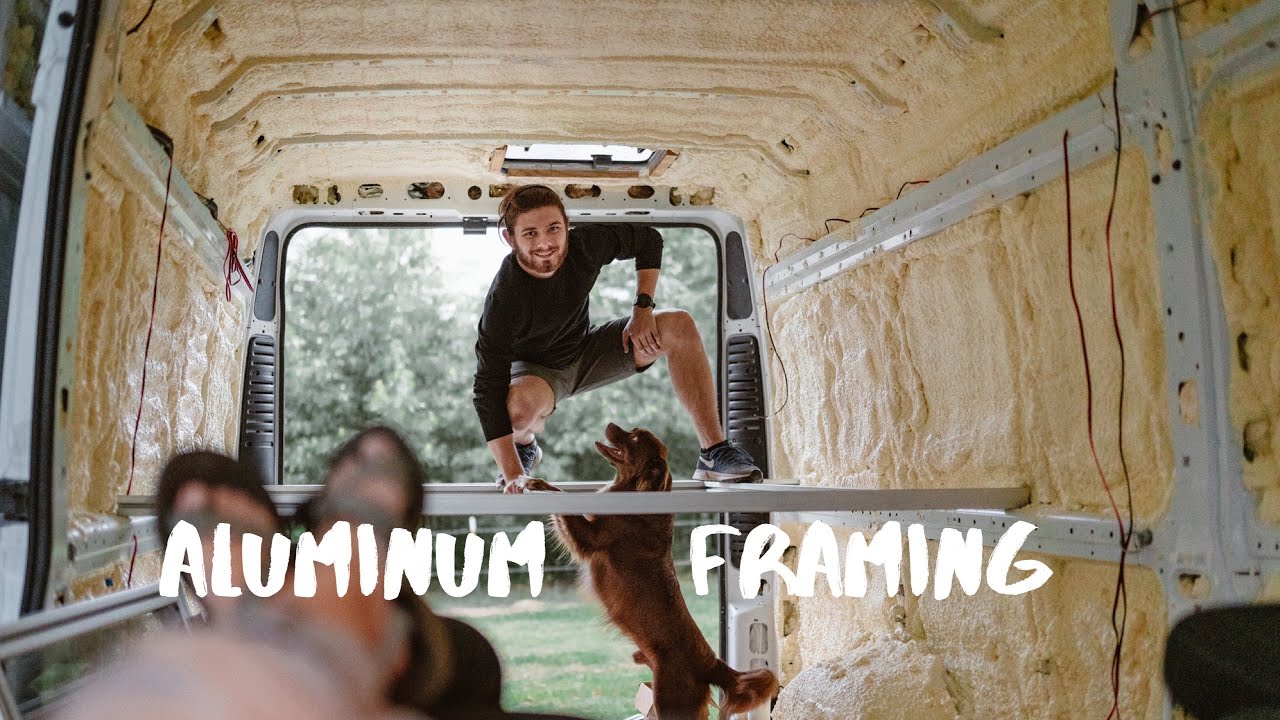 Framing VAN with 80/20 ALUMINUM | Promaster Van Build