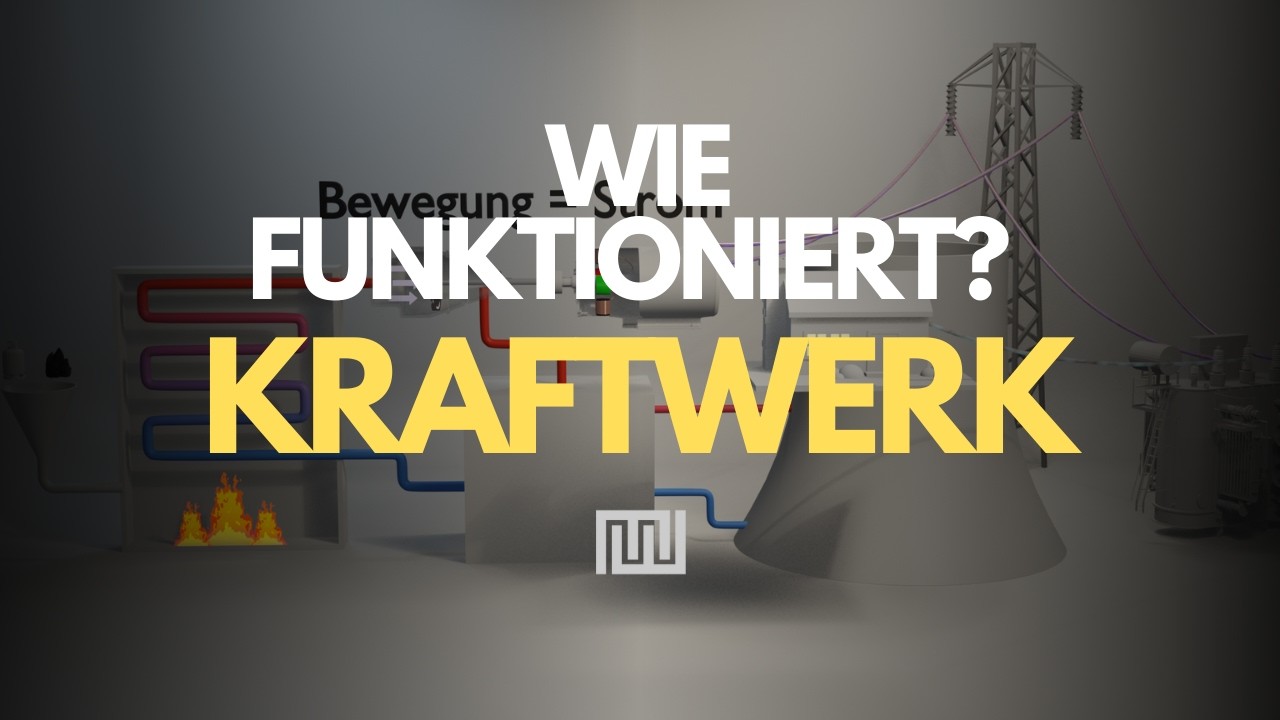 WIE FUNKTIONIERT ein W&auml;rmekraftwerk? ⚡ Stromerzeugung einfach erkl&auml;rt!