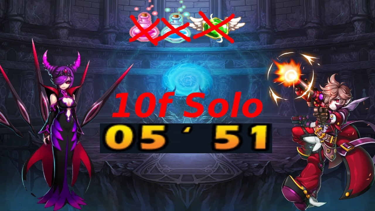 Rufus - Tower of Disappearance 5:51 no potions - Grand Chase Classic