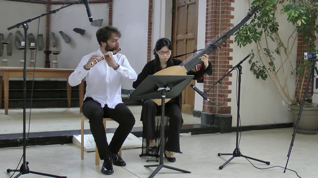 J.S. Bach(?) Sonata for flute and continuo in C major BWV 1033 - I.Andante II.Allegro [SponteSua]