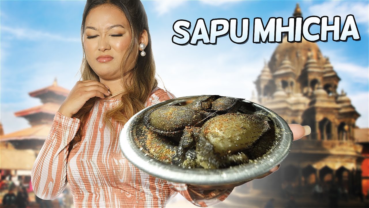 Nepali Food That Scares Tourists!! What is Sapu Mhicha?