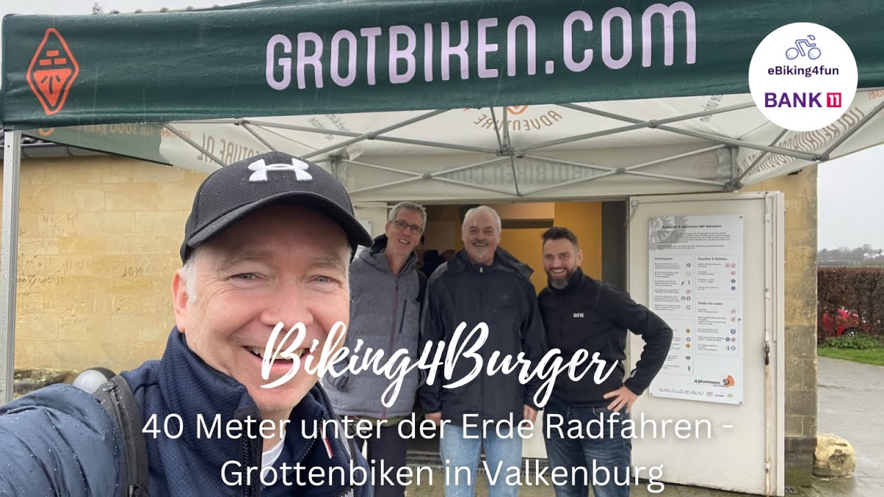 40 Meter unter der Erde Radfahren - Grottenbiken in Valkenburg