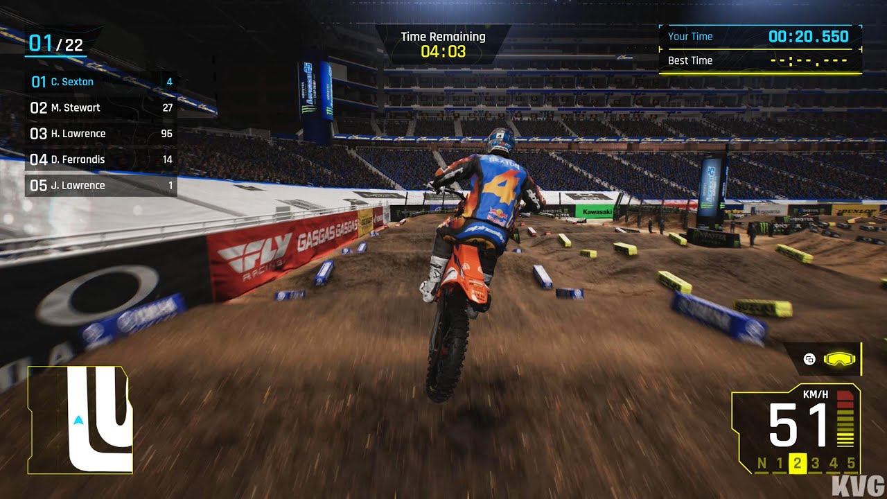 Monster Energy Supercross 25 - Chase Sexton Gameplay (PC UHD) [4K60FPS]