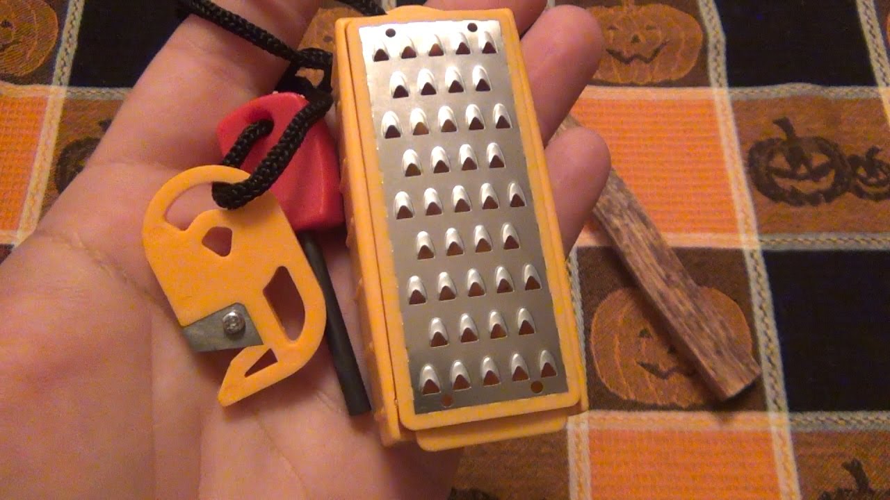 Smith's Tinder Maker Fire Starting Kit  (Not Your Momma's Cheese Grater... )