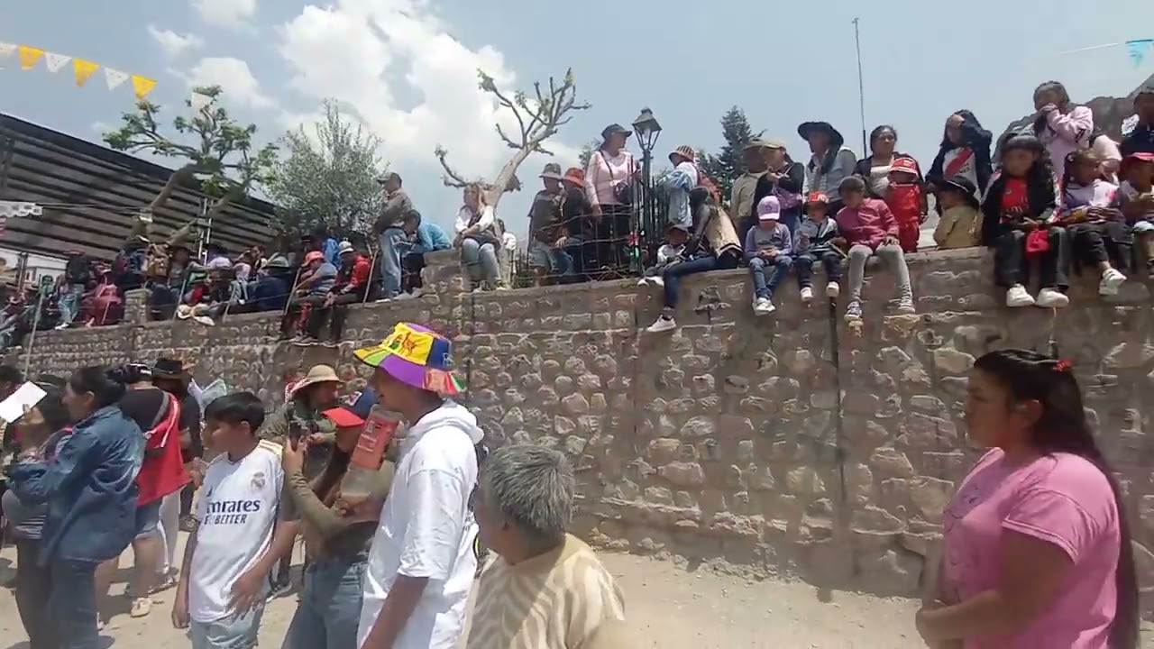 fiesta del rosario  procesión por las calles del pueblo de Iruya salta 2024