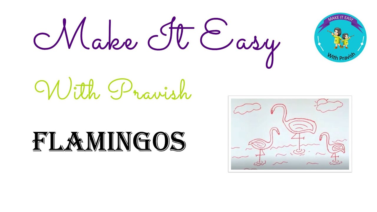 Draw Flamingos