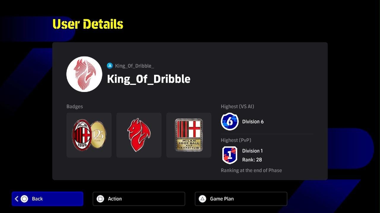 eFootball_big eFootball league match vs big player King_off_Dribble top global ranked 28