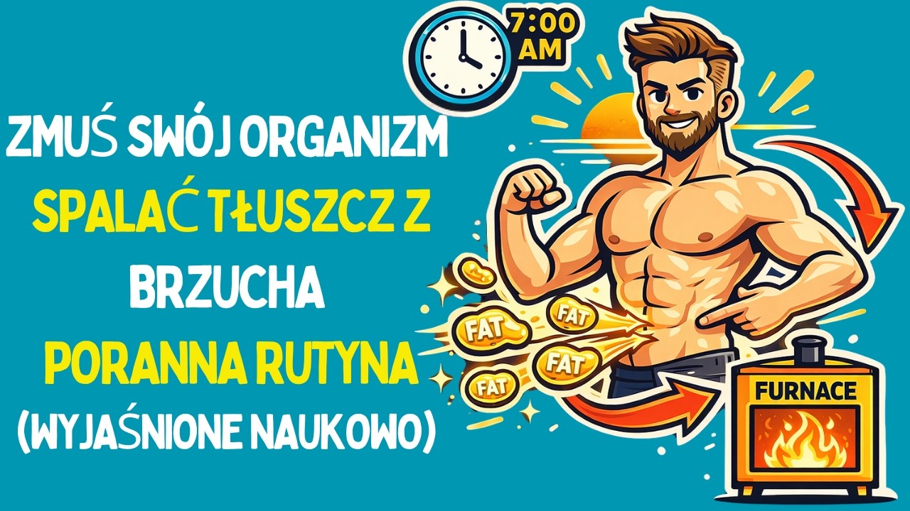 Ta poranna rutyna pomaga organizmowi wykorzystać niebezpieczny tłuszcz brzuszny