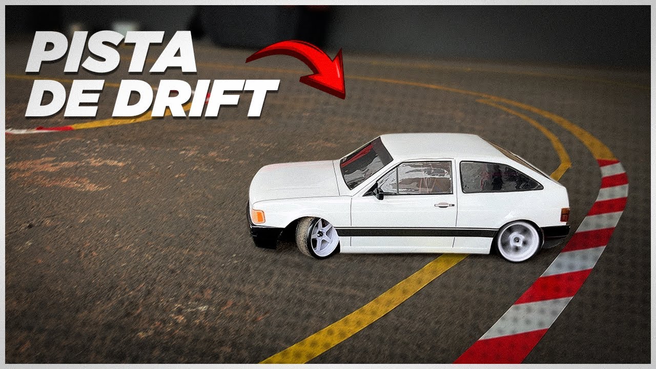 Improvisei uma pista de RC Drift na minha Garagem!
