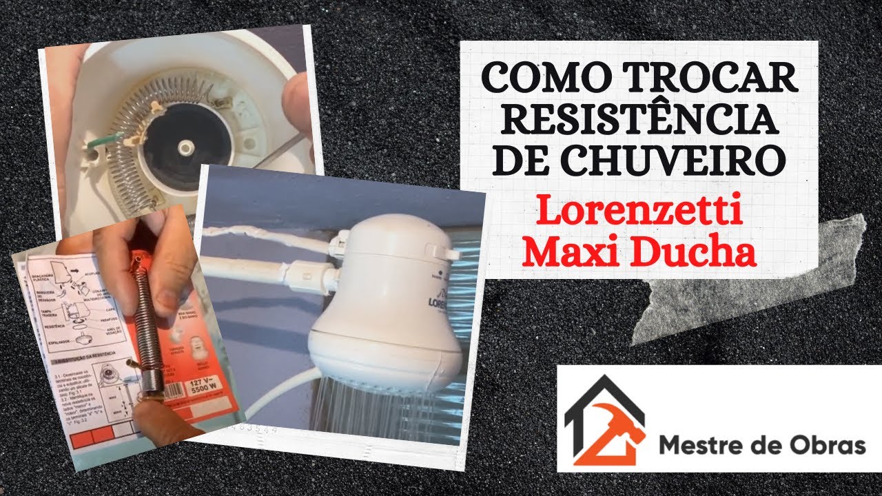 Como trocar resistência de chuveiro - Lorenzetti Maxi Ducha