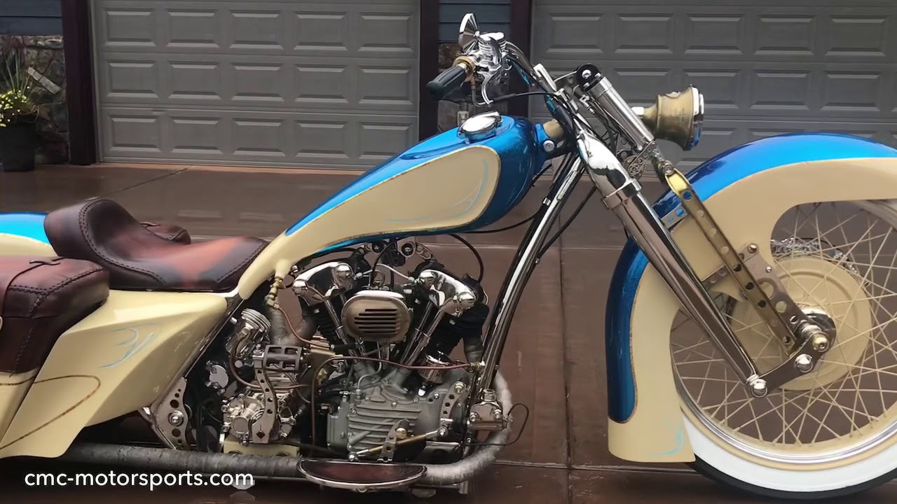 FOR SALE - Azzkikr Cycles Knuckle Dragger Harley Davidson Knucklehead Springer