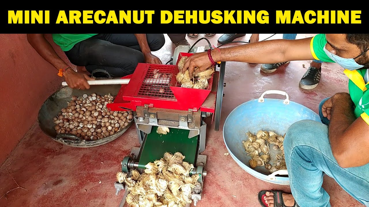 MINI ARECANUT DEHUSKING MACHINE | Small Arecanut Dehusking Machine | Arecanut Dehusker Machine