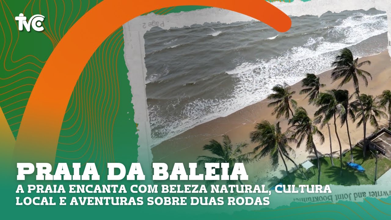 Praia da Baleia encanta com beleza natural, cultura local e aventuras sobre duas rodas
