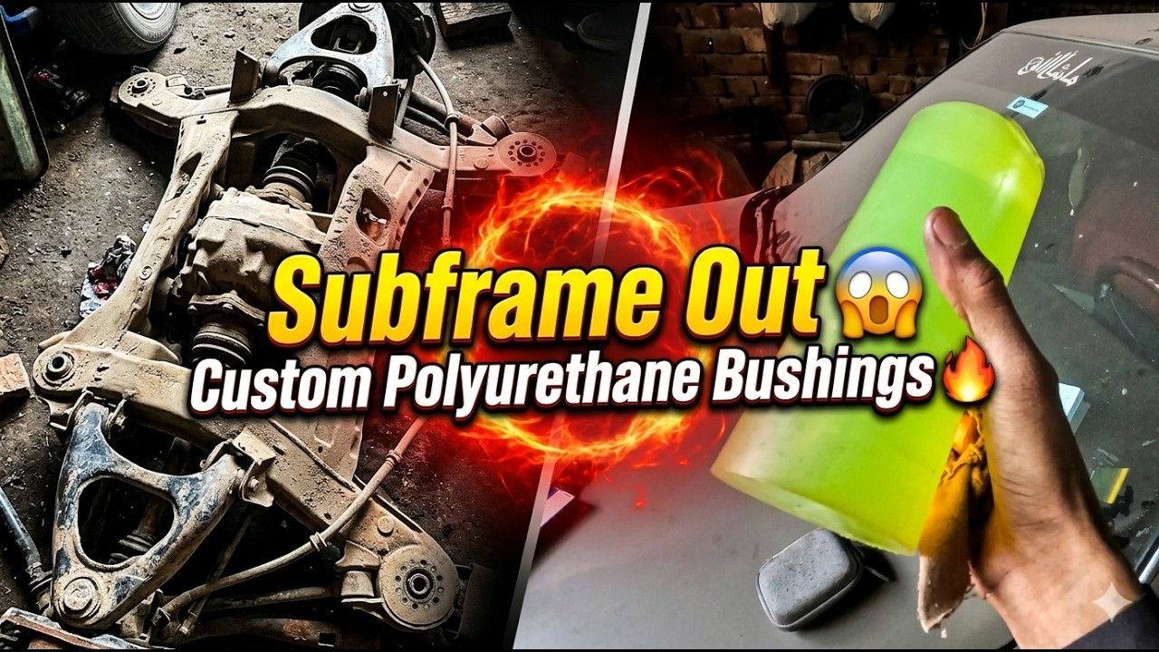 Cressida Rear Suspension Rebuild 🔥 Subframe Down | Polyurethane Bushings Upgrade