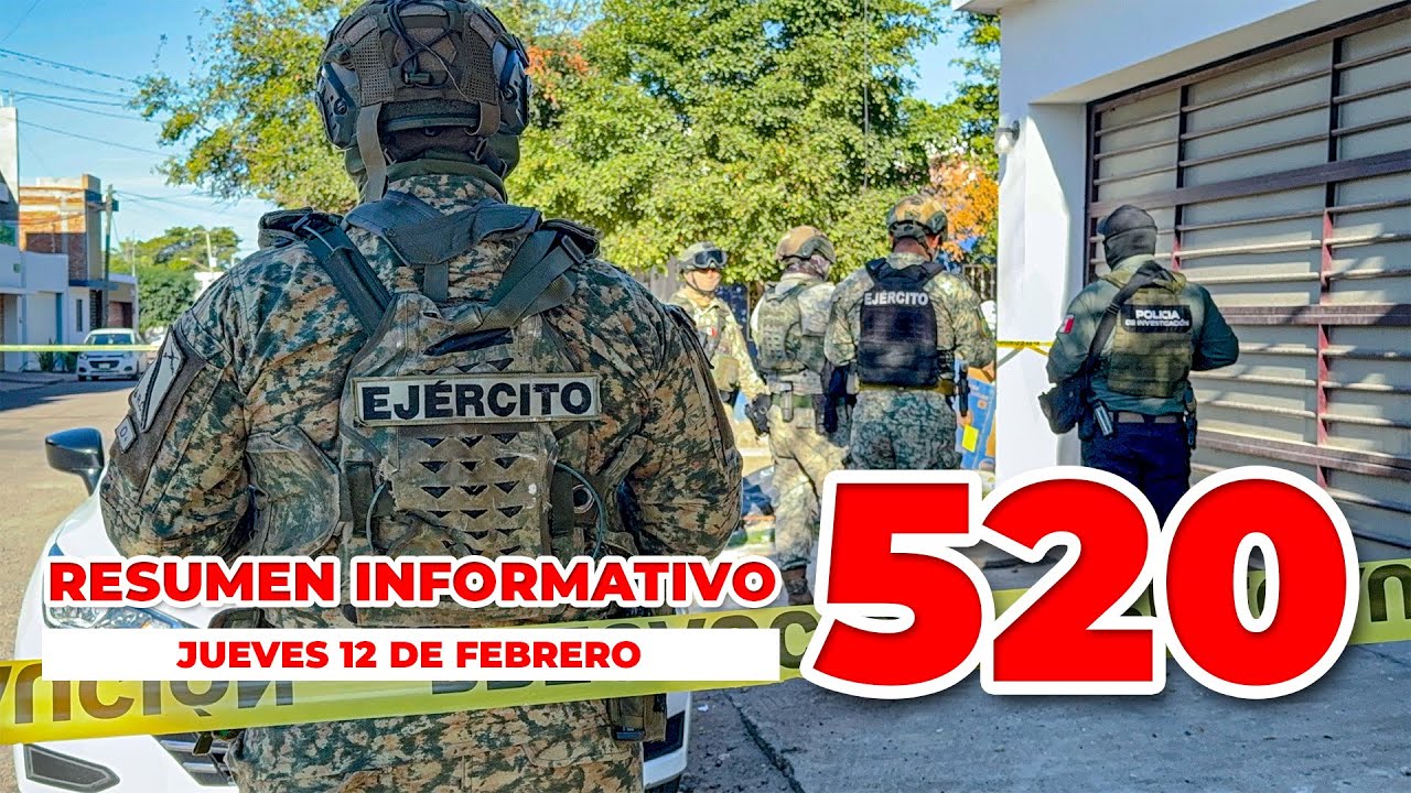 🔴 #envivo DÍA 520: RESUMEN INFORMATIVO JUEVES 12 DE FEBRERO
