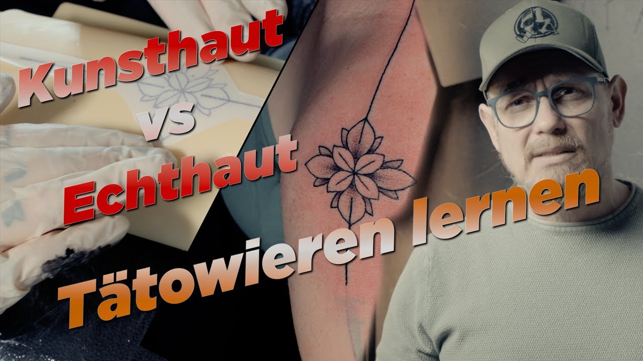 Kunsthaut vs Mensch, kann man mit Kunsthaut Tätowieren lernen?