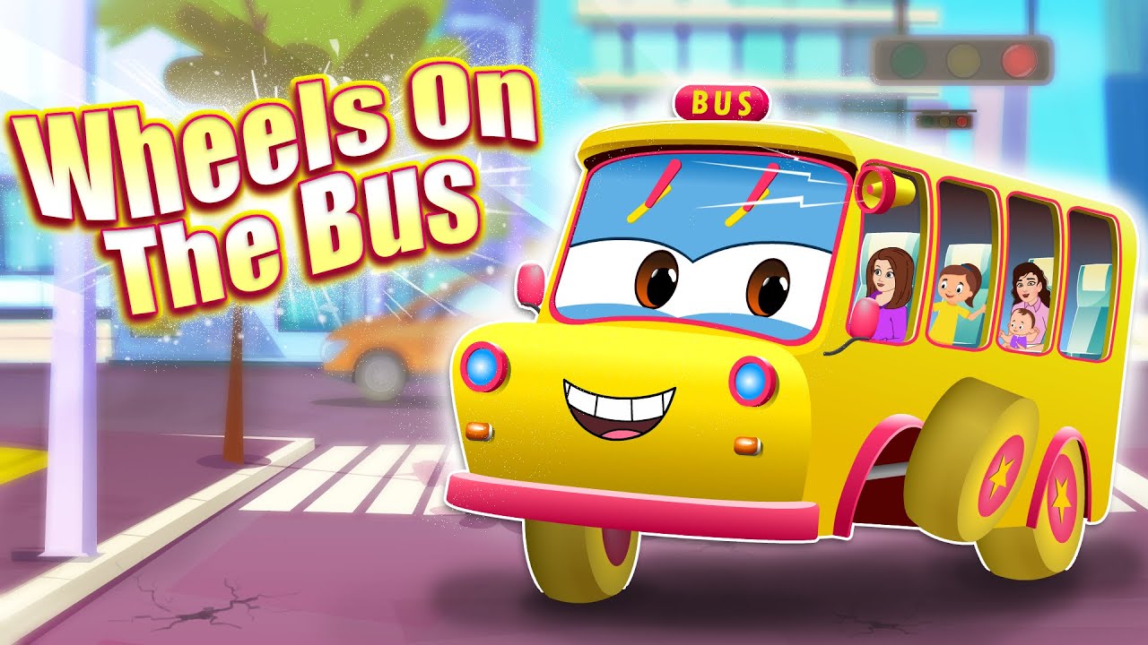 Wheels on the Bus | @MyLittleTV Nursery Rhymes & Kids Songs