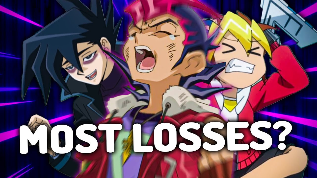 Which Yugioh Character has the MOST LOSSES EVER?