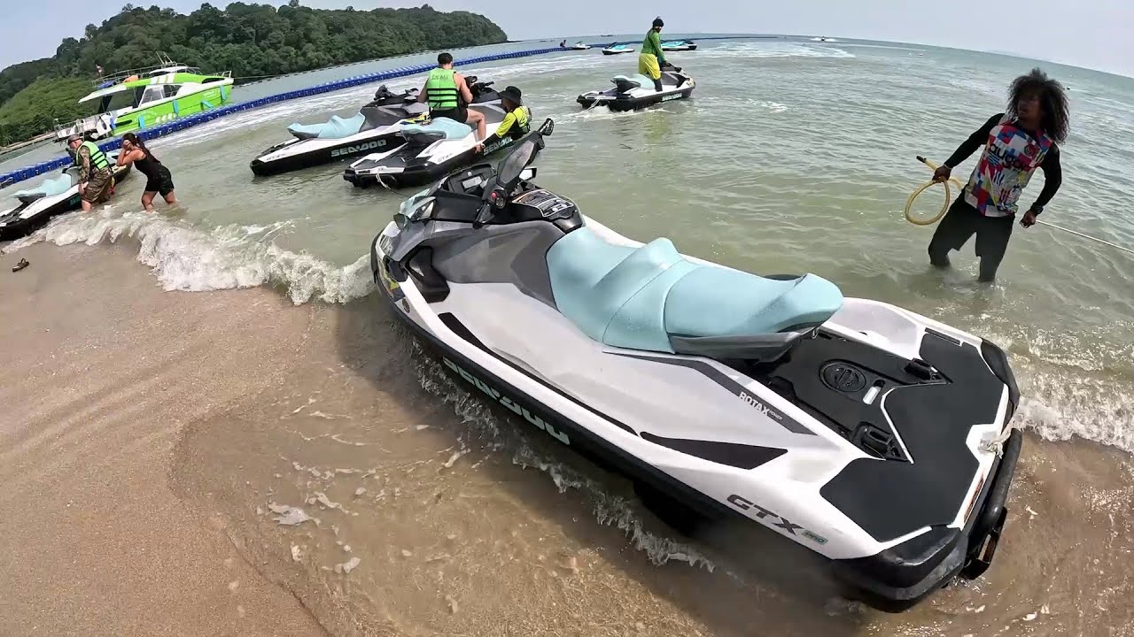 Almost Crashing a Jet Ski in Phuket Thailand