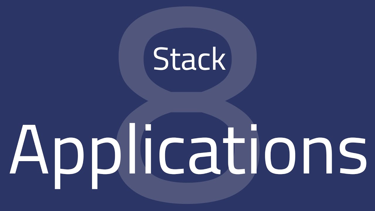 8. Stack applications | Data Structures | FCIS ASU
